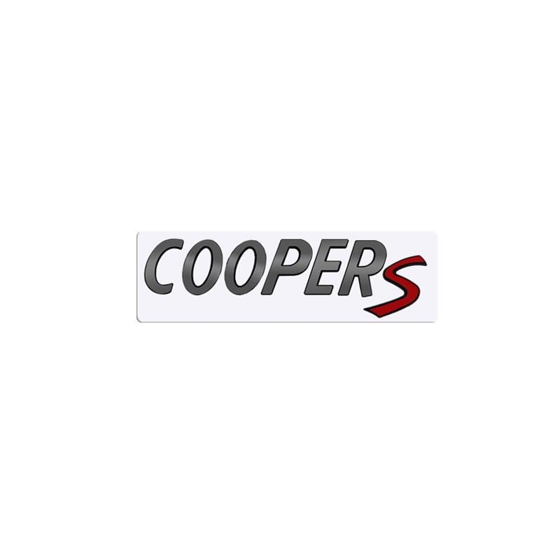 Metal 3D Badge ALL4 S Logo Car Rear Trunk Body Sticker Emblem For MINI COOPER S Clubman R55 R56 R57 R58 R59 F54 F55 F56 F57 JCW