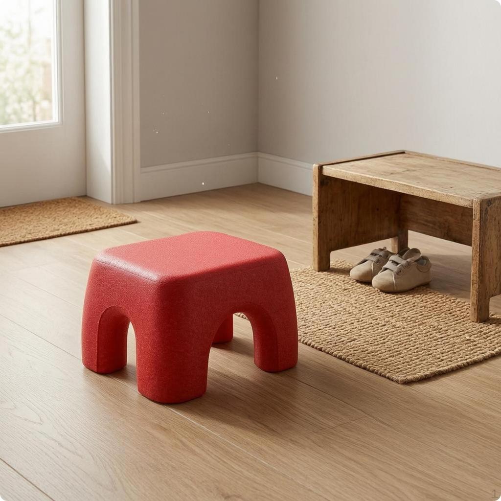 Foam Step Stool Lightweight Children's Compact Furniture for Home Use,