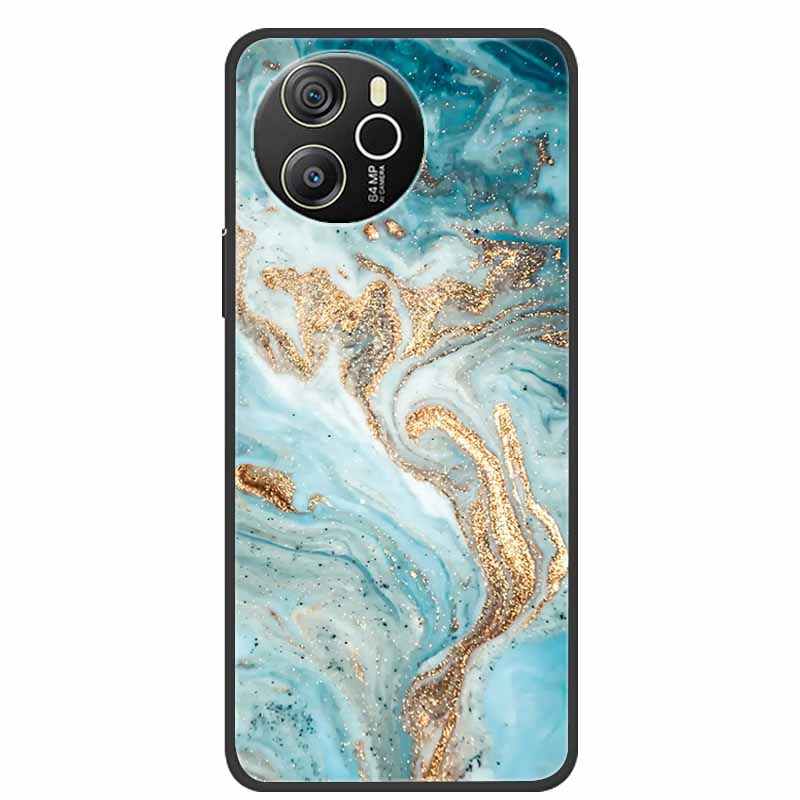 Case For Blackview Shark 8 TPU Soft Silicone Back Cover For Blackview Shark8 Phone Cases Marble Painted Colorful Bumper New Capa