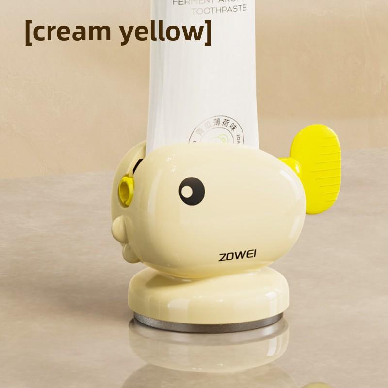 Children's Creative Suction Cup Toothpaste Automatic Wall-mounted Toothpaste Shelf