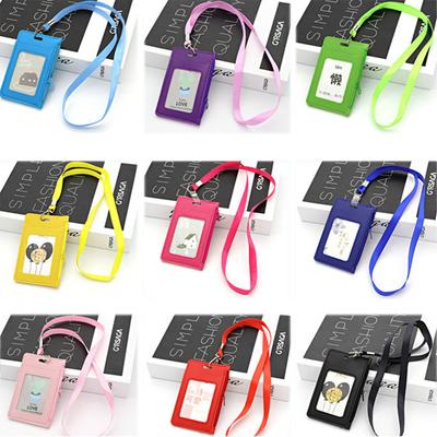 Badge Holders Zipper Coin Purses Credit Card Holders ID Card Holder ID Holders with Neck Strap
