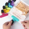 Heavy Duty Thickened Food Sealing Clips Multi-Functional Colorful Strong Sealing Grip Clips Tear-Resistant Moisture-Proof Snack