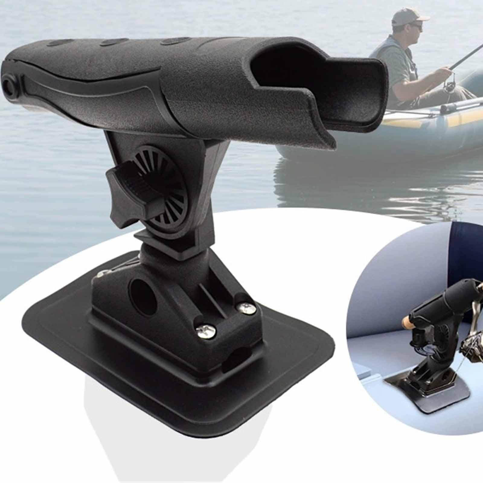 

Kayak & Inflatable Rod Holder – Fishing Rod Bracket with Fixed Base, Fish Finder Installation, Gear One Size чёрный
