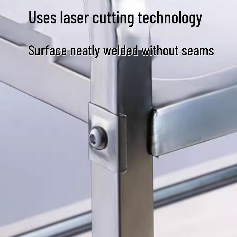 Stainless Steel Mobile Serving Cart