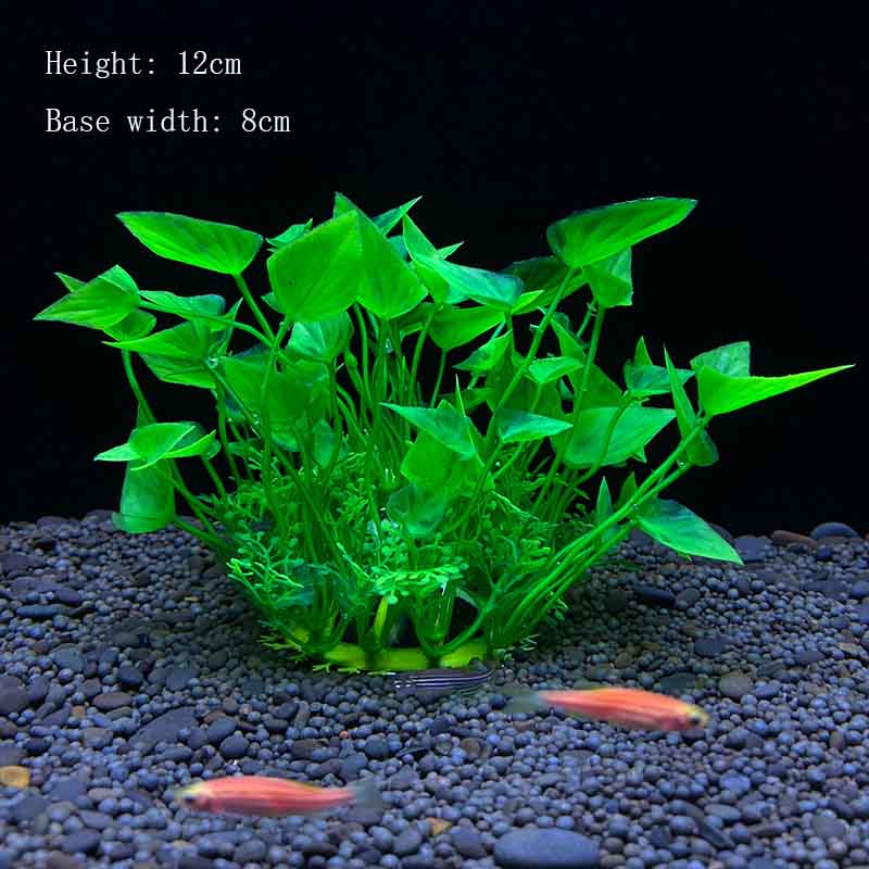 Künstliche Unterwasser-Pflanzen aus Kunststoff für Aquarien, Aquarien, gefälschte Sträucher, grünes Wasser, Gras, Betrachtungssimulation, Dekoration