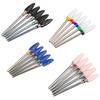 5pcs Milling Cutter For Manicure Set Ceramic Nail Drill Bit Mill Manicure Machine Pedicure Tools for Removing Gel File 3/32 Inch