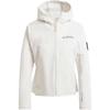 TERREX Women's Water-Repellent Softshell Hooded Outdoor Jacket Light Beige IX5629