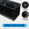 Set of 2 Sturdy Metal Bottle and Can Holders with Rustproof Coating Ideal for Garages and Auto Repair Shops Use