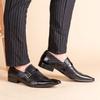 Męskie Skórzane Buty Biznesowe Klasyczne Męskie Biurowe Buty Wizytowe Szpiczaste Mokasyny 2025 But Towarzyski Męskie Oddychające Zapatos De Hombre