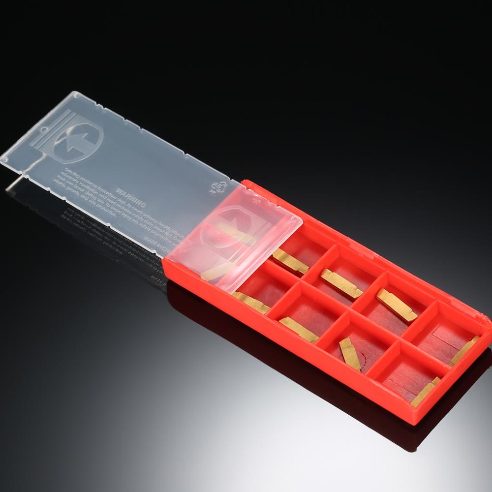 10pcs box MGMN200 G 2mm Width Carbide Inserts for MGEHR MGIVR Lathe Grooving Cut Off Tool