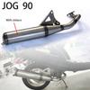 For JOG 90 Motorcycle V8 Exhaust Pipe with Deep Racing Sound High Performance Full Exhaust System