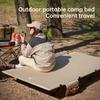 Upgrade 4 Rods Widen Folding Camping Cot Bed 80/90cm Portable Ultralight Outdoor Travel Sleeping Bed 1-2 Person Camp Folding Bed