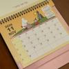 Moomin 2026 Desk Calendar, Double-Sided Print, with Photo Stickers, Home Decor, Stationery, Office Supplies, Gift, Birthday, Collectible [Parallel Imp
