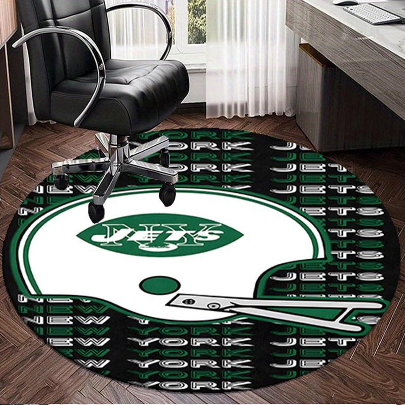 Jets Helmet Round Rug for Livingroom,Bedroom, Palyroom, Chair Rug, Area Rug, Circle Carpet, Large Size Fan Christmas Gift