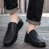 Men's Casual Leather Shoes Business Loafers Moccasin Breathable Slip On Boat Soft Driving Shoes