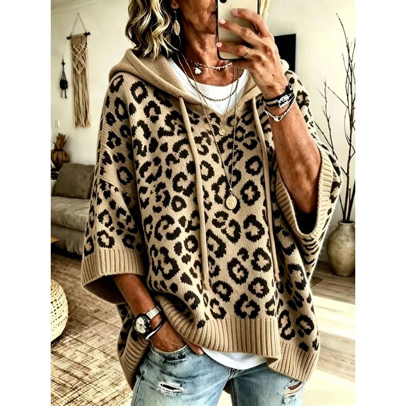 Ladies Casual Classic Versatile Hooded Sweater Elegant Ladies