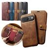 Retro Leather Flip Case Magnetic Wallet Case for Google Pixel 6 7 8 PRO 5 6 7 8A Phone Flip Cover Cash Cards Bag Back Shell
