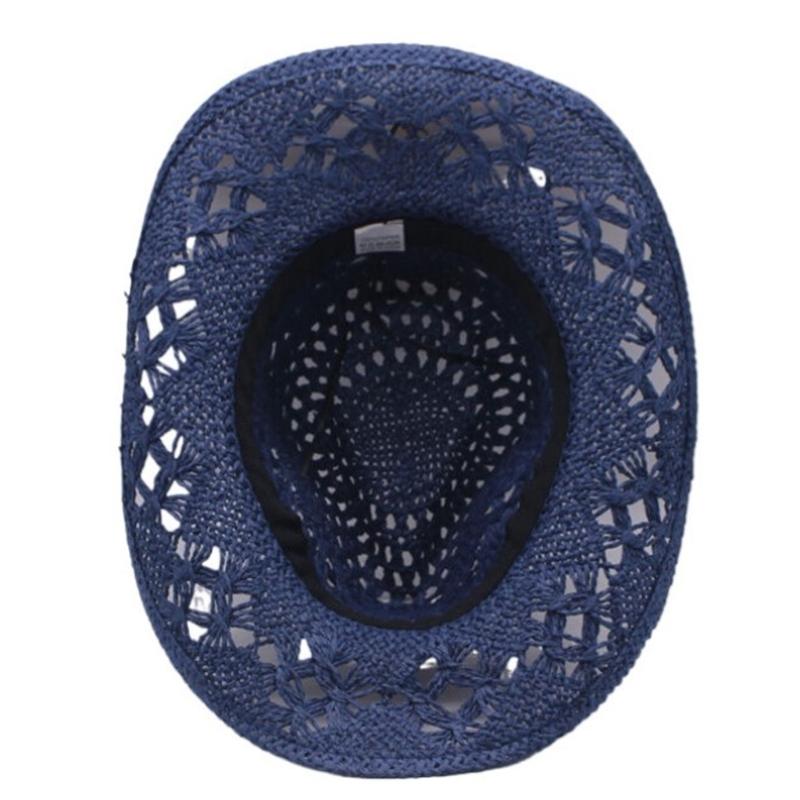 Elegant Straw Sun Hat With Wide Brims For Women Girl Beach Wear Outdoor Activity Breathable Handwoven Hollow Panama Hat