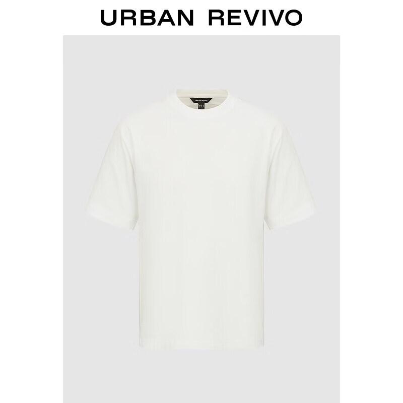 UR2026 Men s Cotton Plain Round Neck Short Sleeve T-shirt M
