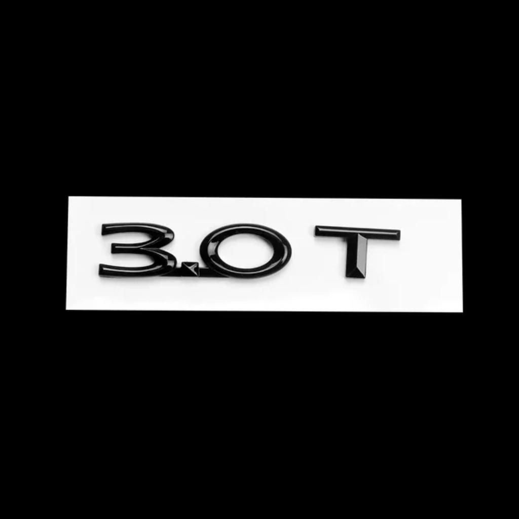 1PCS ABS Black Silver Badge Decoration for L/incoln MKC MKX MKZ AWD 2.0T 2.0H 2.3T 2.7T 3.0T Letters Badge Trunk Sticker Accessory Part