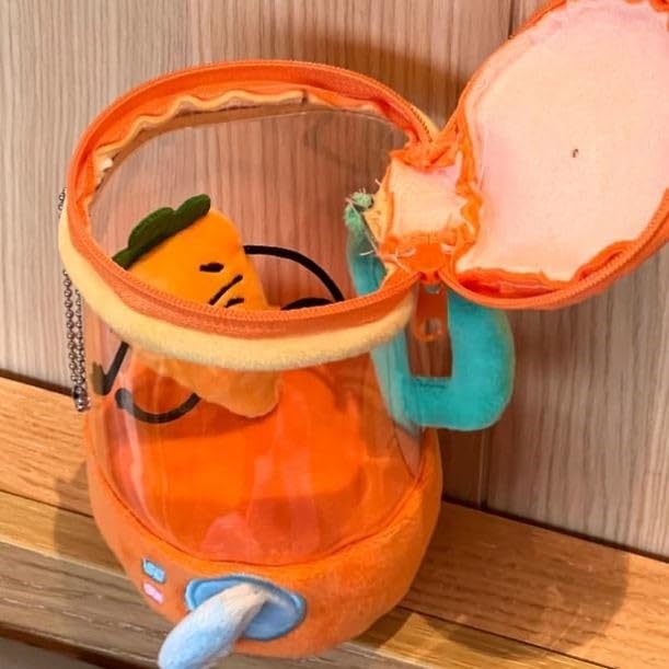 Carrot Juicer Doll, Fun Drawstring Spinning Plush Toy, Creative Doll Toy, Birthday Gift (Spinning Carrot Toy)