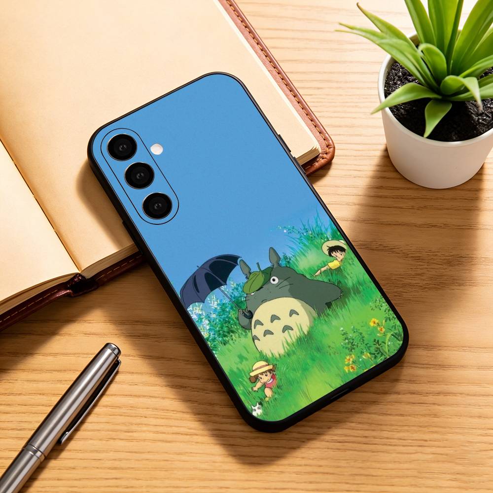 

My Neighbor T-totoros Phone Case For Samsung Galaxy A73,A72,A71,A70,A53,A52,A51,Others Soft Black Cover Samsung a51 4g