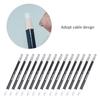 12Pcs Paper‑Wrapped Eraser Highlight Soft Cable Design Non Sharpening Sketching Art Supply