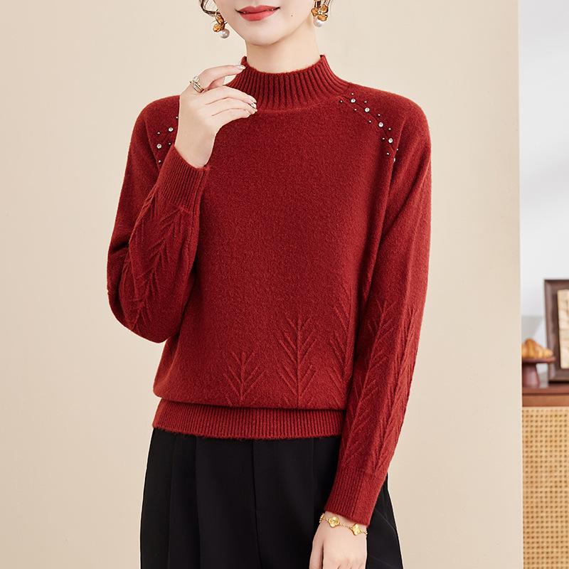 2025 New Stylish Winter Knit Sweater for Middle-aged & Elderly Women