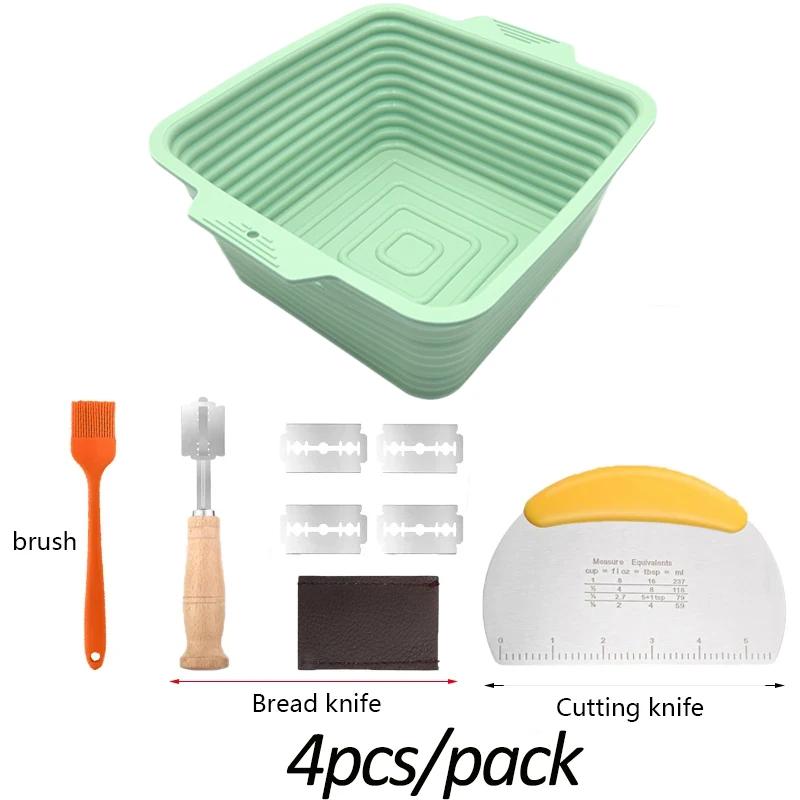 Foldable Bread Fermentation Basket Silicone Bread Making Baking Fermentation Baking Tools Home Kitchen Practical Accessories
