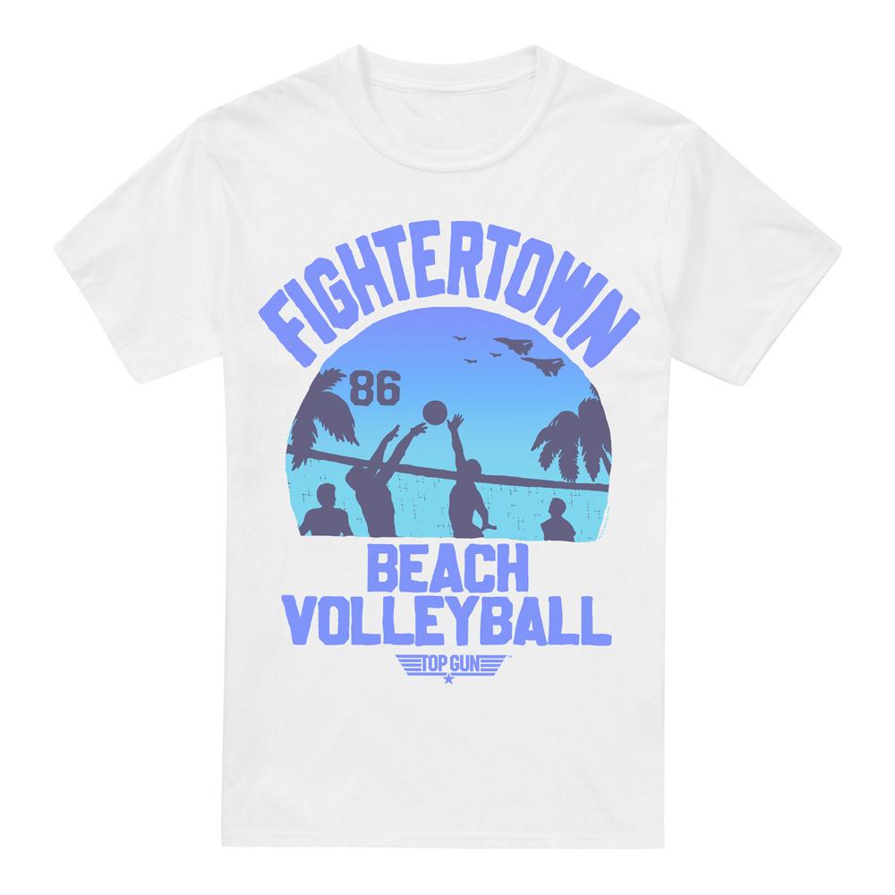 Top Gun Mens Volleyball In Jeans T-Shirt