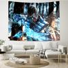 Powerful Warrior Kombat Tapestry Hanging for Bedroom,Livingroom, Playroom,Decor Art Room Wall Tapestry Holiday and Birthday Gifts