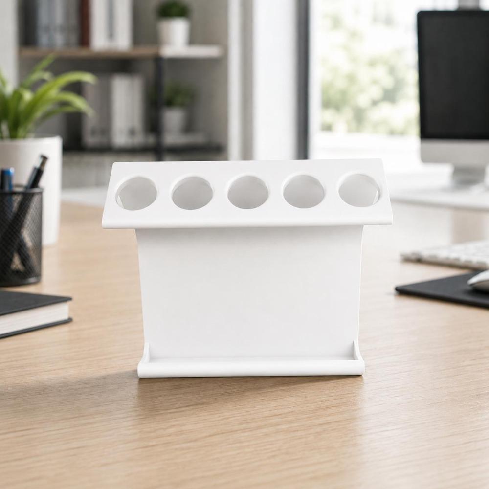 No-Drill Bathroom Multi-Functional Shelf 5-Slot Fashionable Kitchen Desktop Organizer 3D Printing Space Saving