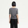 VEROMODA 2025 Summer Pleated Lyocell Triacetate Knit Top