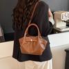 New Woven Bucket Bag Women Minimalist Versatile Shoulder Crossbody High-end Handheld Purse CLE