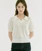 210 Edit Women'S Ice Cool Collared Knit [Cream]_Zz2Sw590