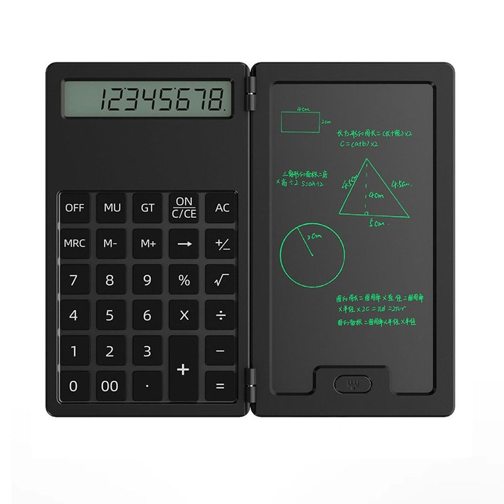 

12-значные научные калькуляторы, ЖК-блокнот, бухгалтерский калькулятор, математический калькулятор для офиса чёрный