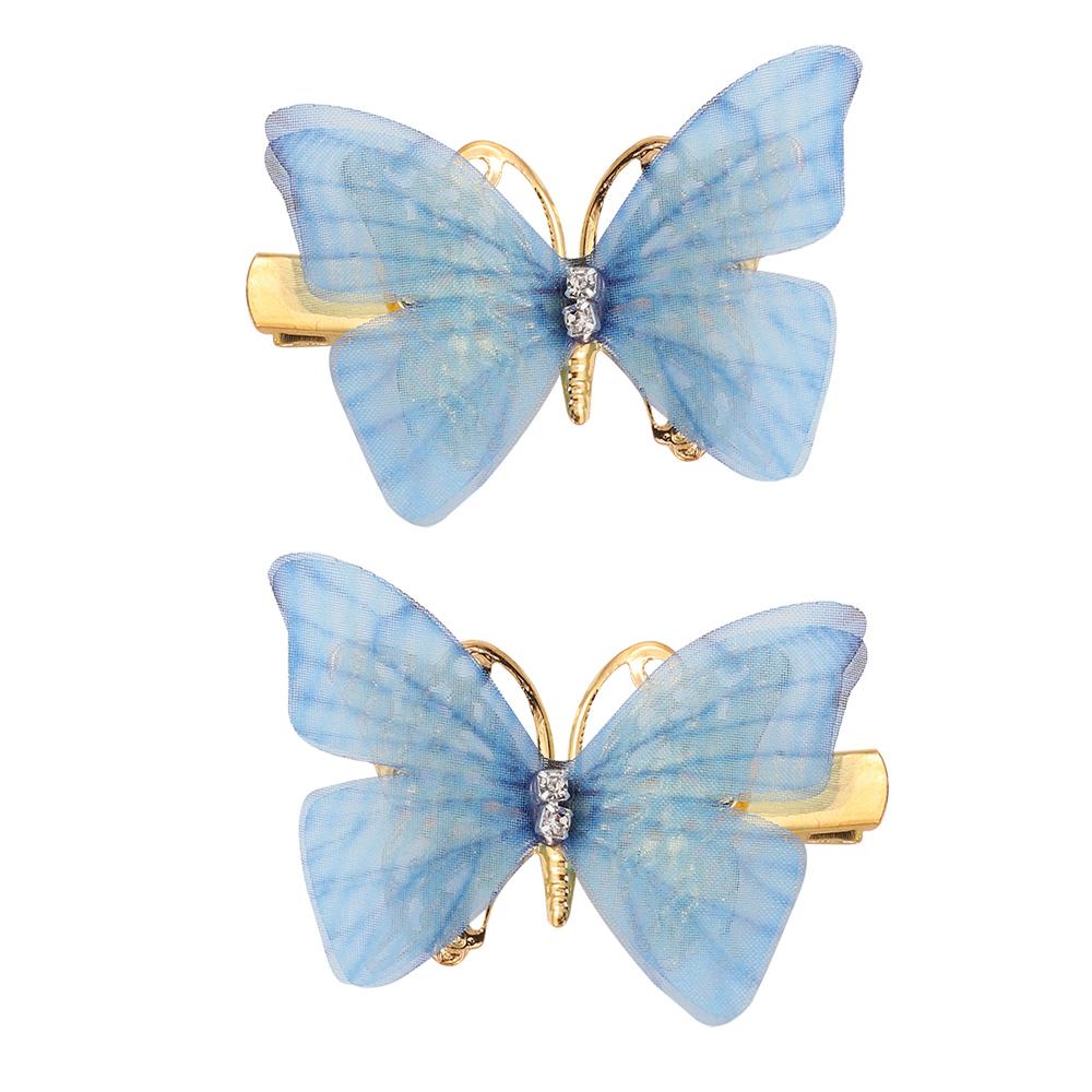 

2/6Pcs Colorful Butterfly Hairpins Girl Hair Clips Barrettes Women Sweet Hair Ornament Rainbow Headwear Fashion Hair Accessories