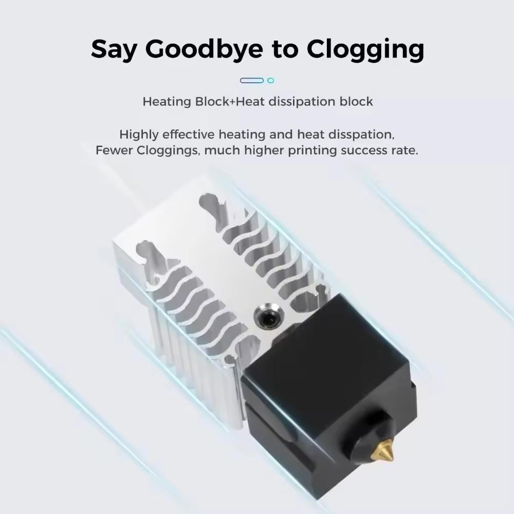 Creality Ender 3 V3 SE Hotend Nozzle Kit Efficient Heating Cooling Dissipate Heat Stainless Steel Throat 3D Printer Accessories