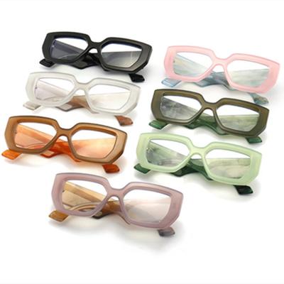 Fashion Square Glasses Frame Clear Lens Anti Blue Light UV400 Eyewear for Women Men Optical Eyeglasses Frame Shades