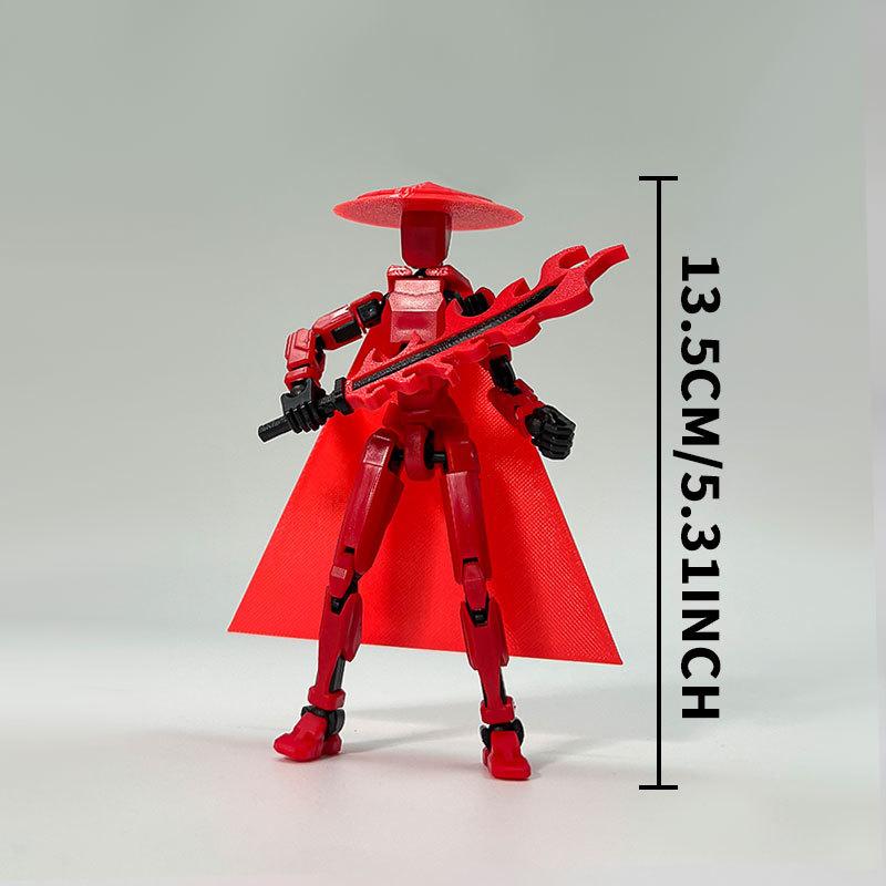 3D Articulated Figures Action Figure Set Giant Sword Titan Robot T13 Action Figure DIY Dummy Doll Jointed Ornament
