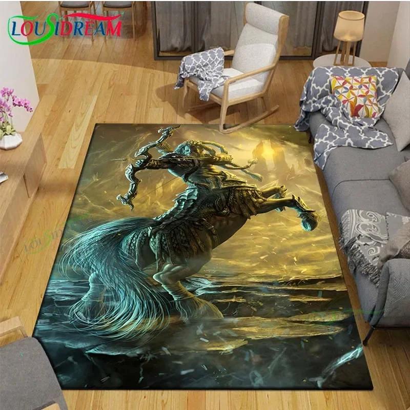 3D Fashion Myth Godman Mythical Beast Printed Carpet Living Room Anti-Skid Area Rug Kids Bedroom Mats Yoga Mat Carpet Decor Gift