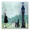 Landscape Love Dogs Pet Canvas Wall Art Paintings Posters and Prints Pictures Living Room Home Decor Vintage Nordic Abstract