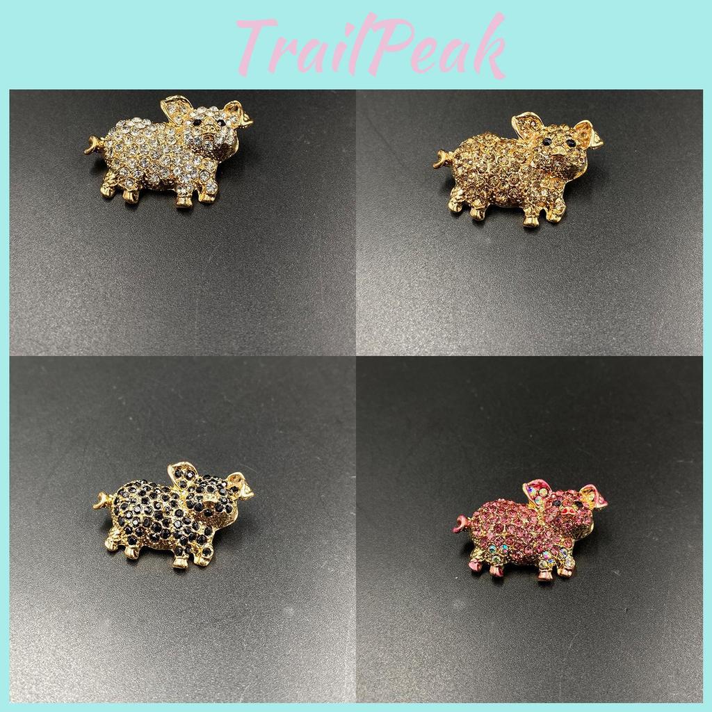 Alloy Pig Zodiac Brooch Pin For Women Fashion Jewelry Winter