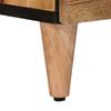 Nightstand Natural 50 X 33 X 62 Cm Solid Mango Wood