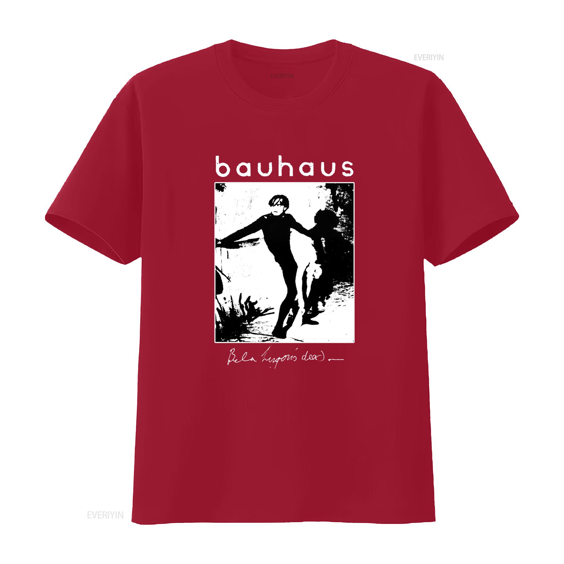 Bauhaus 1989 Bela Lugosis Dead Vintage Style Cotton Black T Shirt Retro Design Comfortable Fabric vintage Washed Casual Soft S