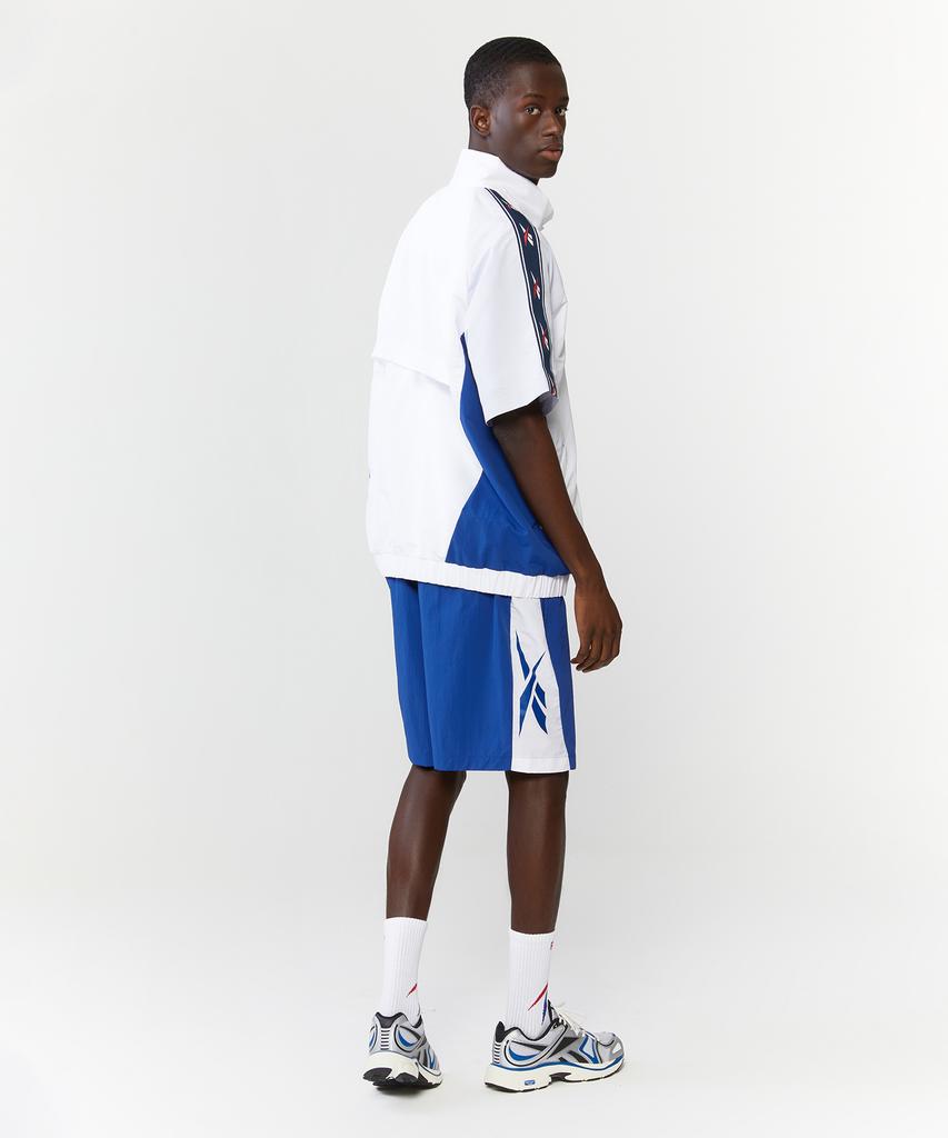 Reebok Vector Block Short Sleeve Anorak - Off White: Blue