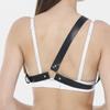 Adjustable Leather Body Belt For Women, Metal O-Ring Decoration, Gothic Punk Style, Waist Harness For Dresses, Nightclub, Rave