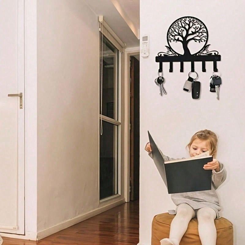Metal Key Holder Wall Decor