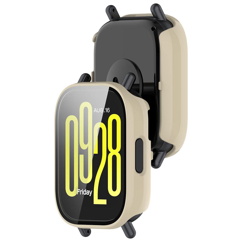 Coque de Protection PC + Verre pour Redmi Watch 5 Lite / Active Bumper Intégral Couvercle Anti-rayures + Protecteur d'Écran Accessoires