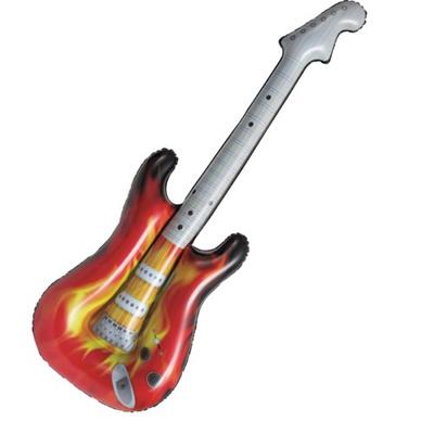 Unique Party Rock Star Inflatable Electric Guitar Foil Balloon